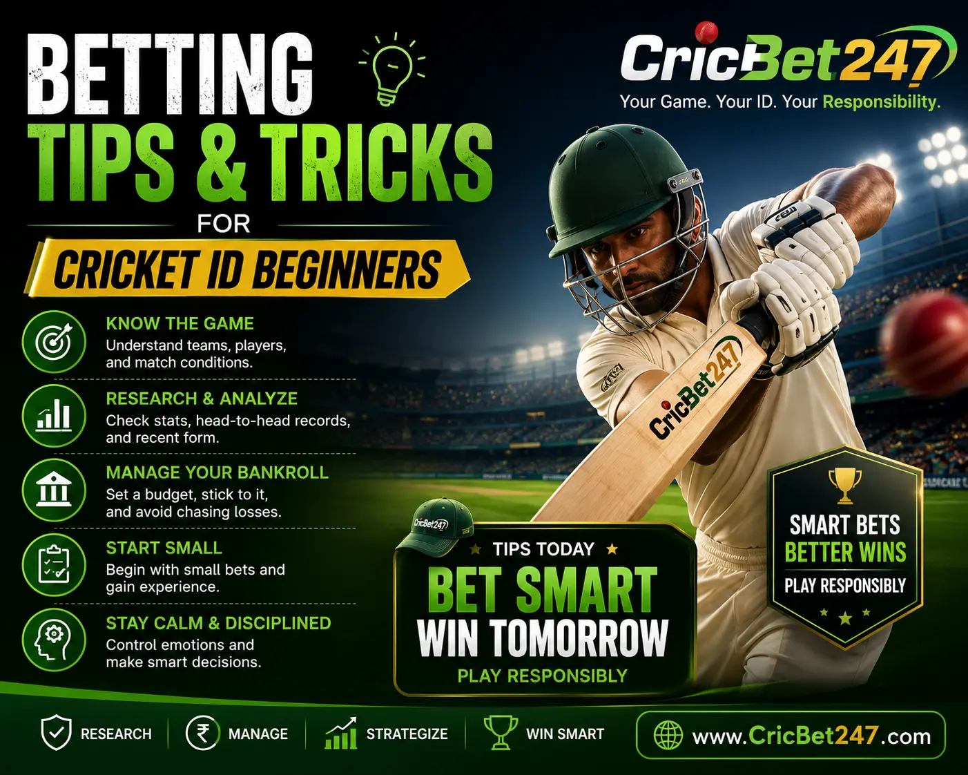 Cricket Betting Tips Beginners CricBet247 Cricket ID