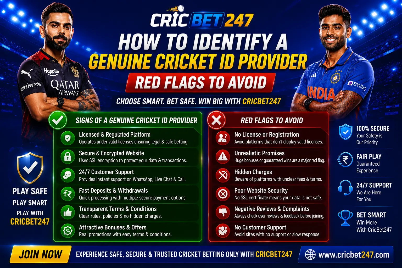 Genuine Cricket ID Provider Safety Guide CricBet247