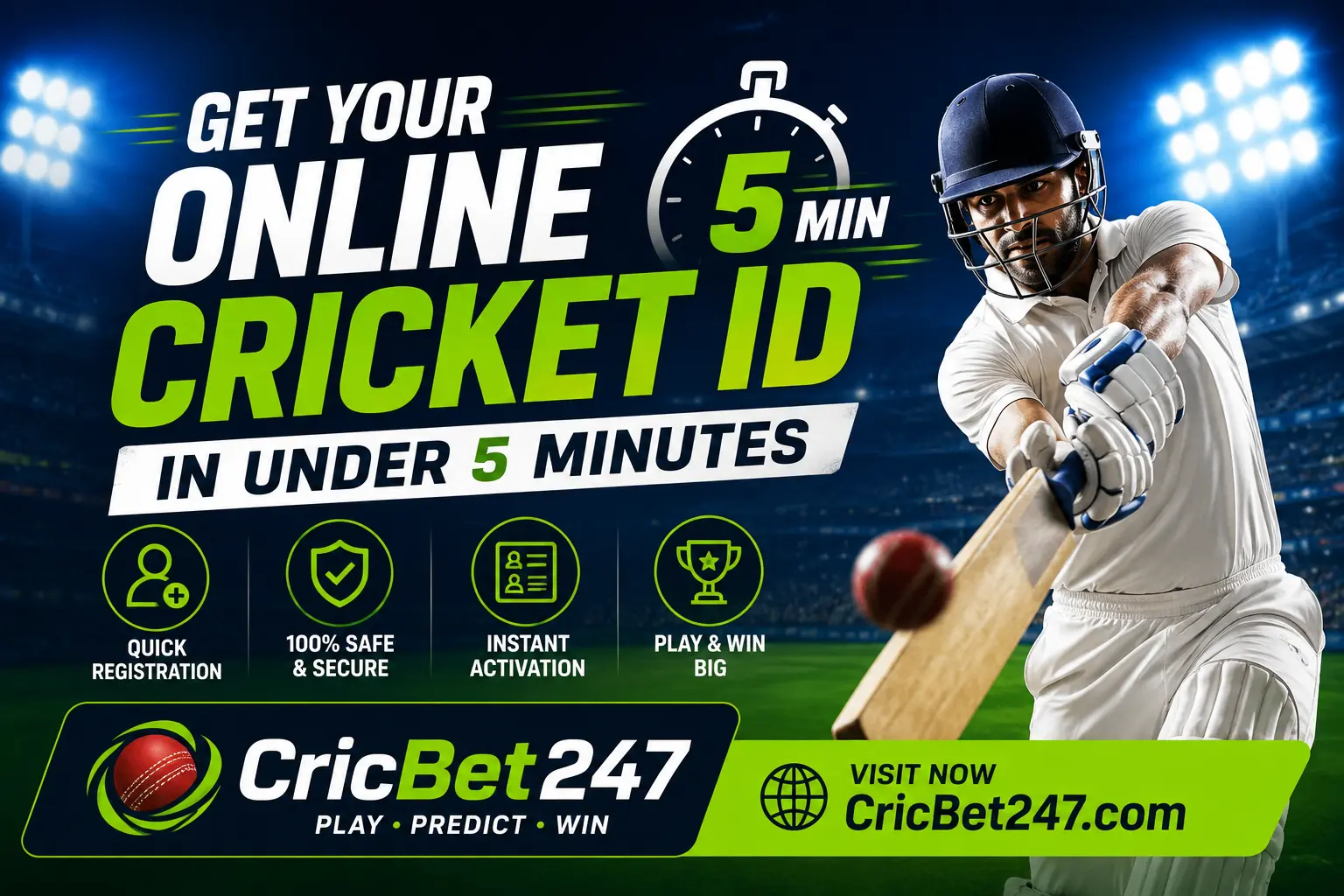 How to Get Online Cricket ID CricBet247 India