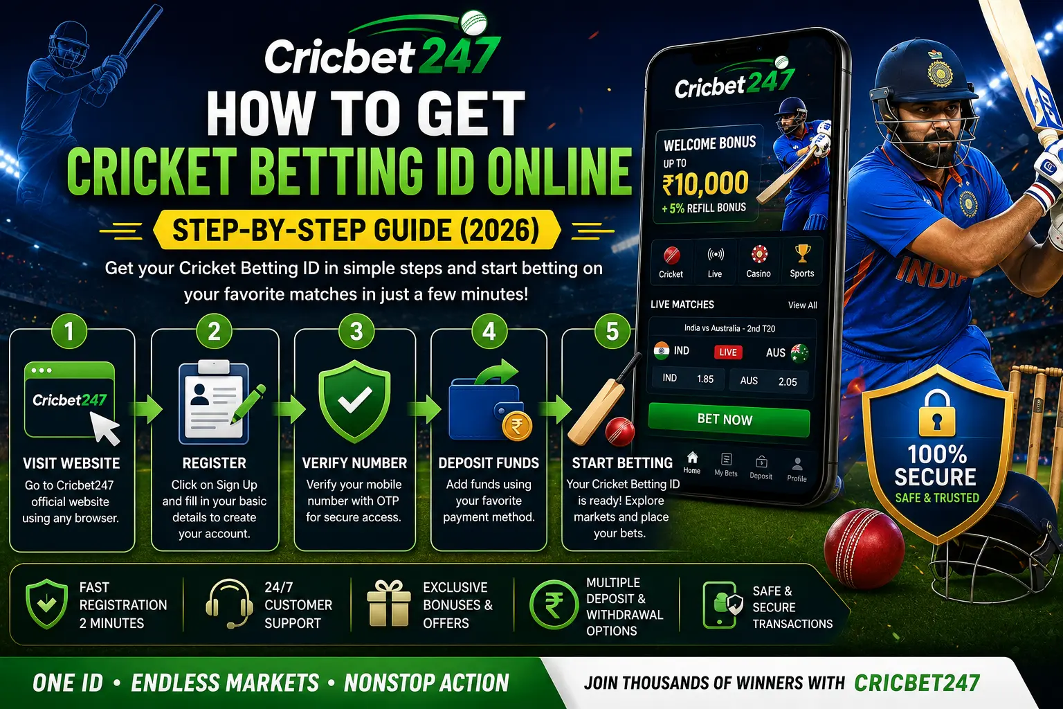 How to Get Cricket Betting ID Online